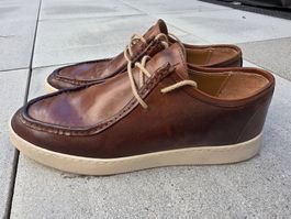 Herrenschuhe Leder Gr. 45 braun Made in Italy