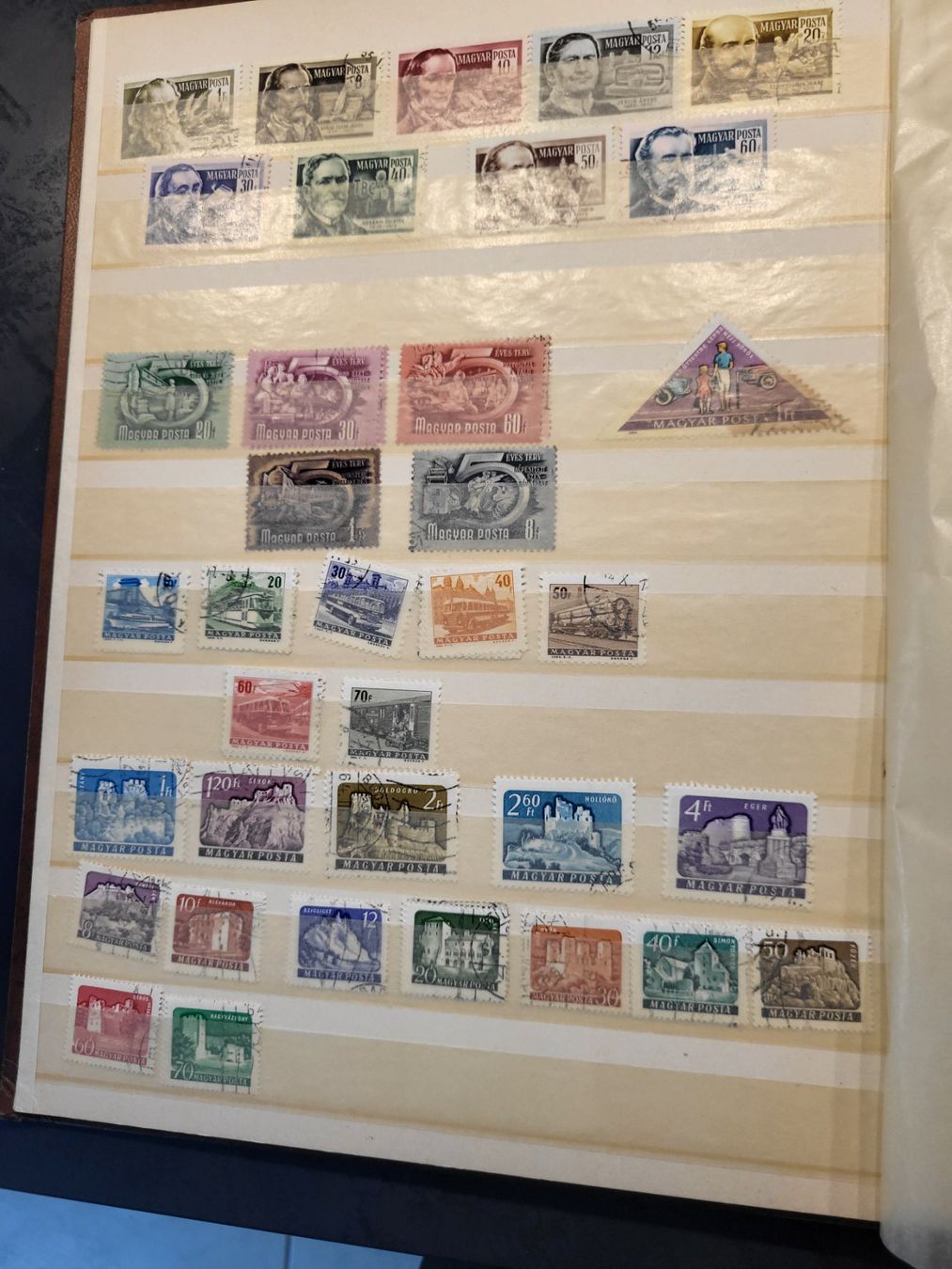 Alle Briefmarken: Sammlung Album - Ungarn – Gebraucht aus Rümlang von Turrin 3