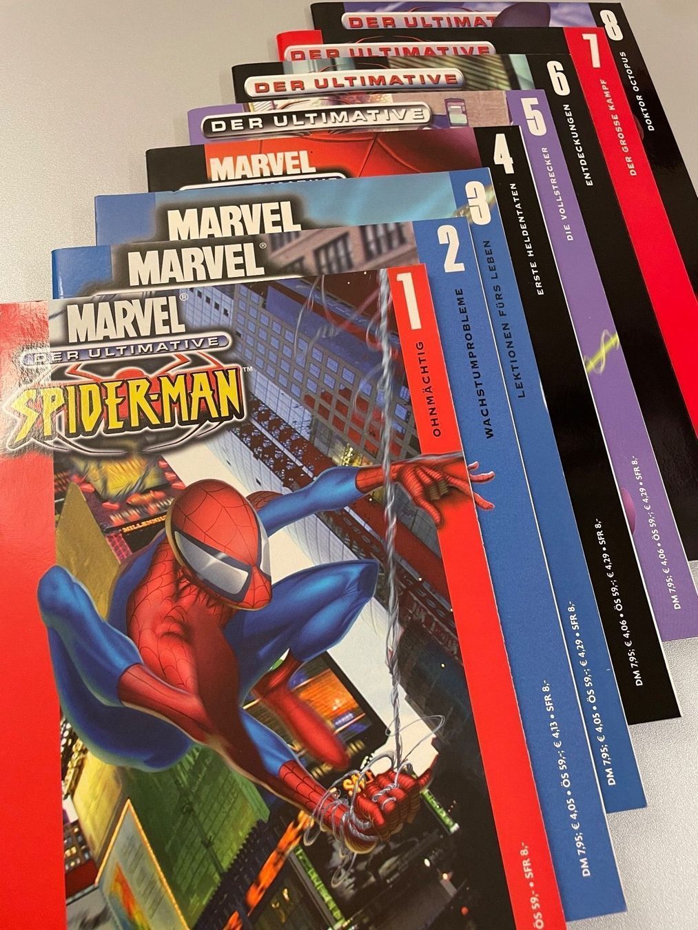 Fumetti: Der Ultimative Spider-Man Comic Hefte 1-8 Set – Usato da Glattfelden venduto da Danshari