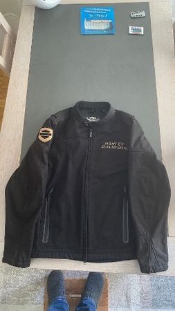 Veste Harley Davidson en polyester noire XL
