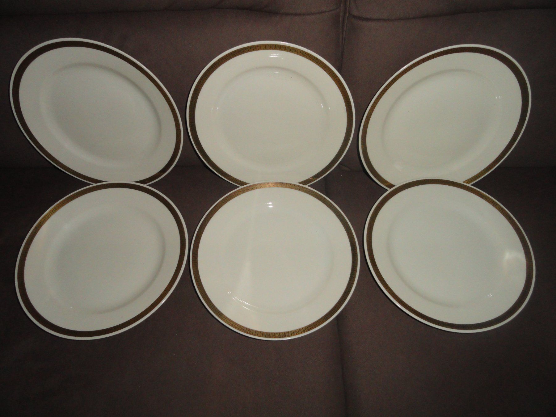Assiettes: 6 X GOLDRANDTELLER LANGENTHAL *** – D'occasion à Uetendorf par bibibop