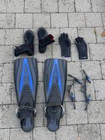 Aqua Lunge Taucherset, Flossen, Schuhe, Handschuhe