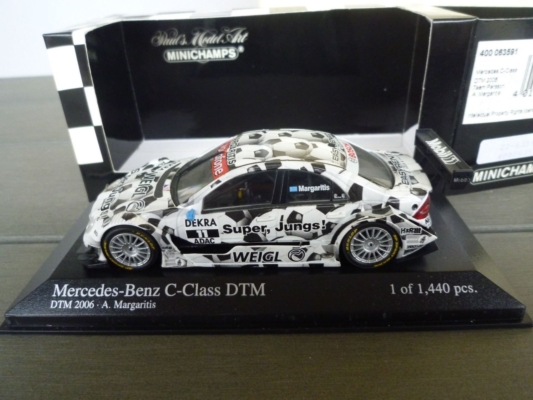 Mercedes-Benz Modellini d'auto: Mercedes-Benz C-Class (DTM 2006) – Nuovo e nell'imballaggio originale da Flawil venduto da Imperiosud 1