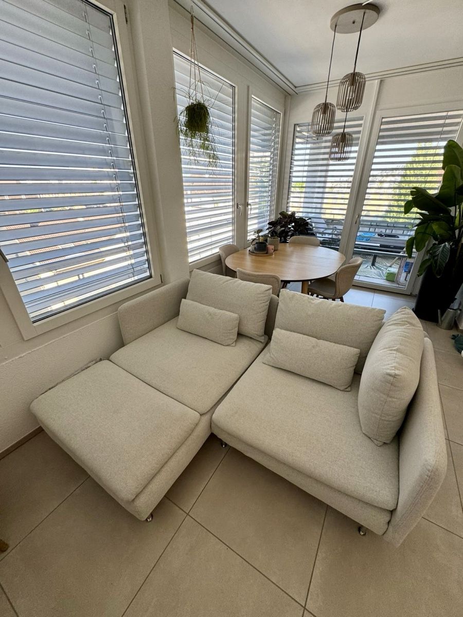 Sofas: Ecksofa beige mit Récamiere – D'occasion à Zürich par peachjess 1