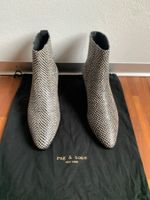 RAG & BONE: Neue super chice, s/w gemusterte Leder-Boots, 37