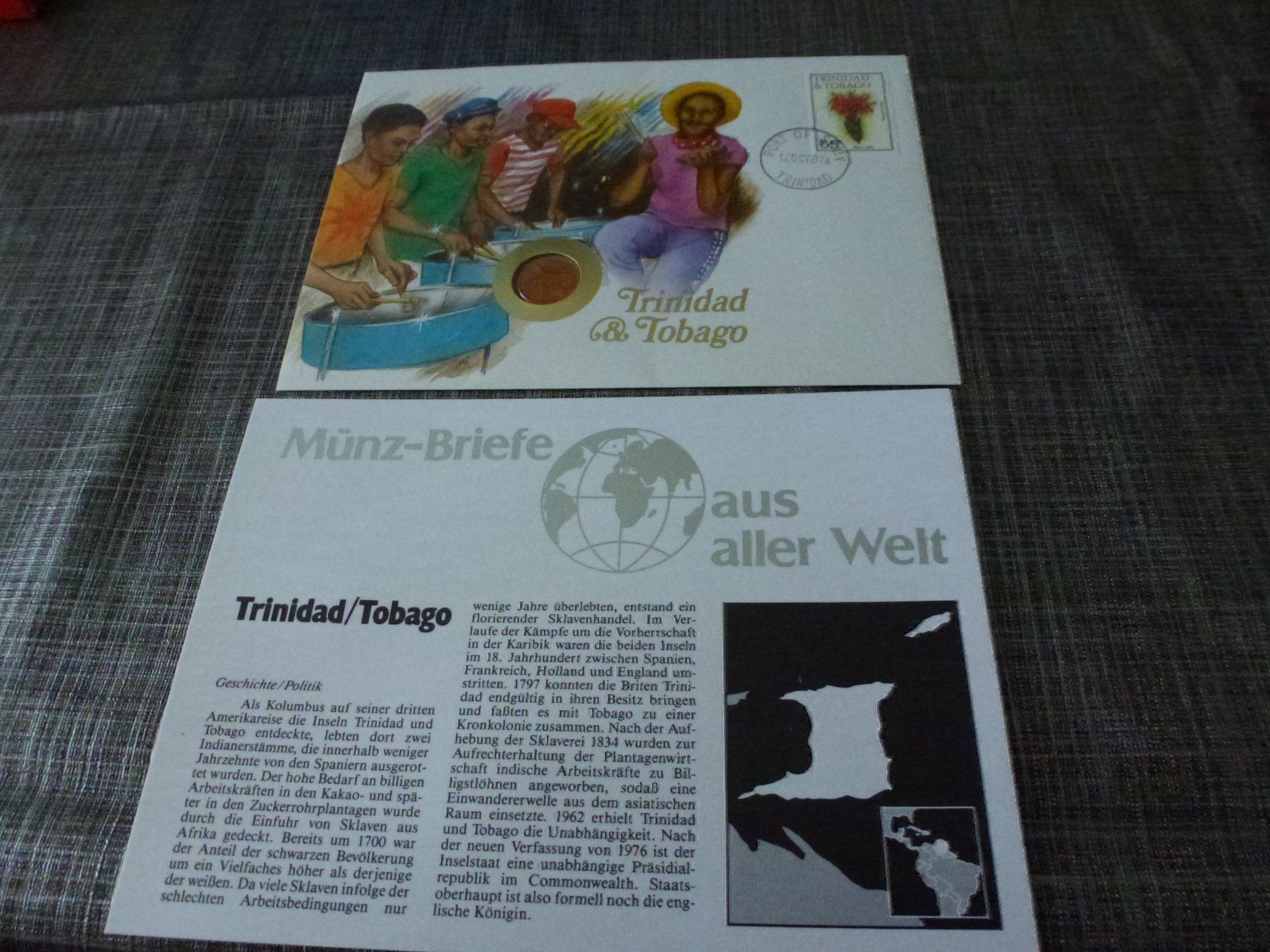 Tutti le monete: Münzbrief Trinidad & Tobago – Usato da Olten venduto da Disc-Verkauf