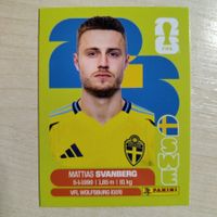 Mattias SVANBERG, SWE 12, Panini WM 2026