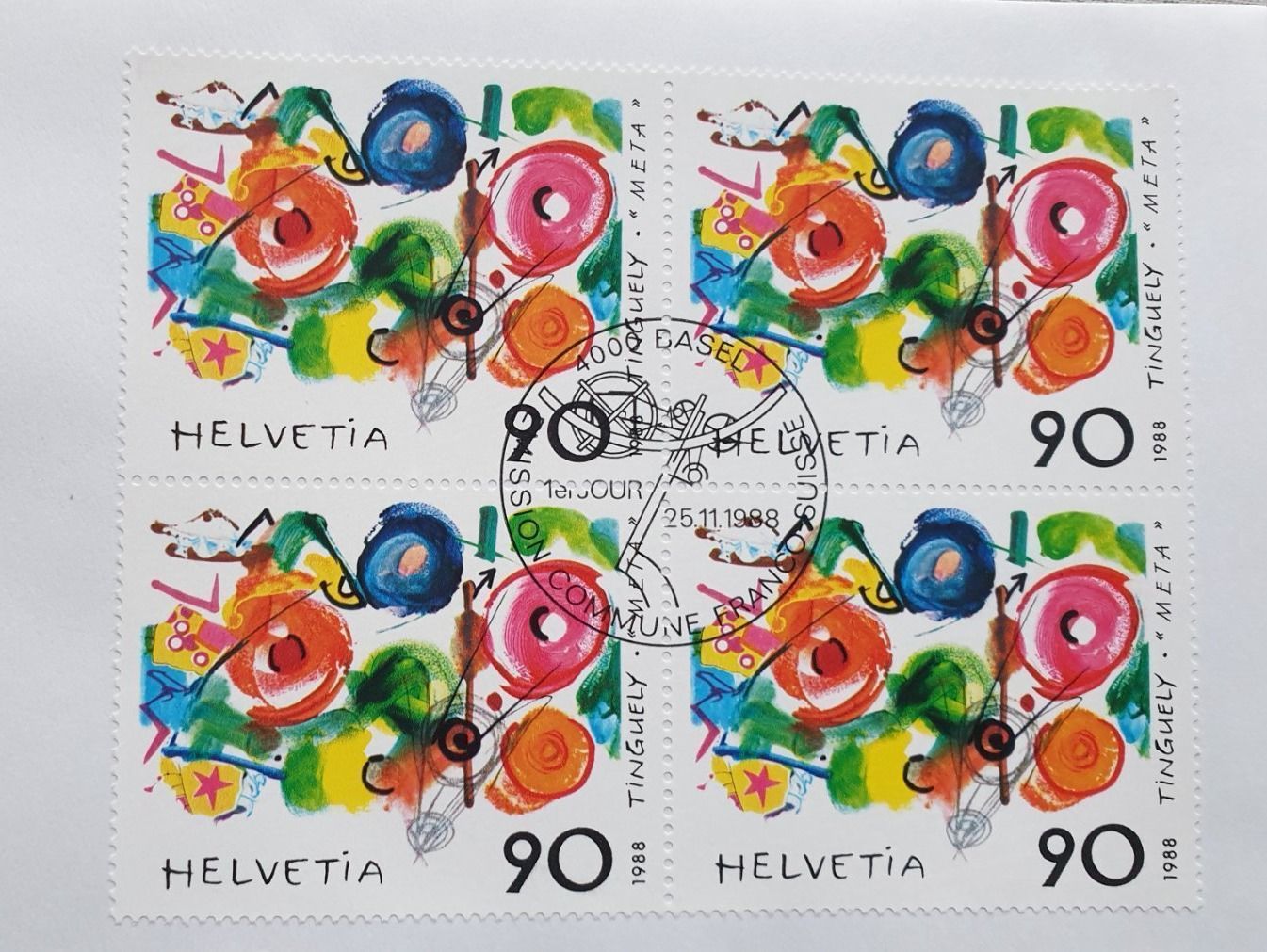 Tutti i francobolli: (461) Schweiz-Frankreich 1988 – Usato da Schwarzhäusern venduto da Inot3 1