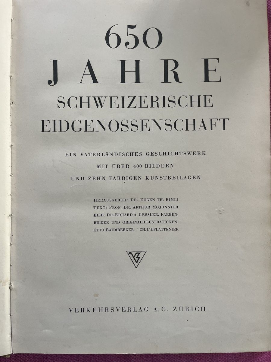 Libri: Buch: 650 Jahre Schweizerische Eidgenossenschaft,Top! – Usato da Erlen venduto da Tapiro00 3
