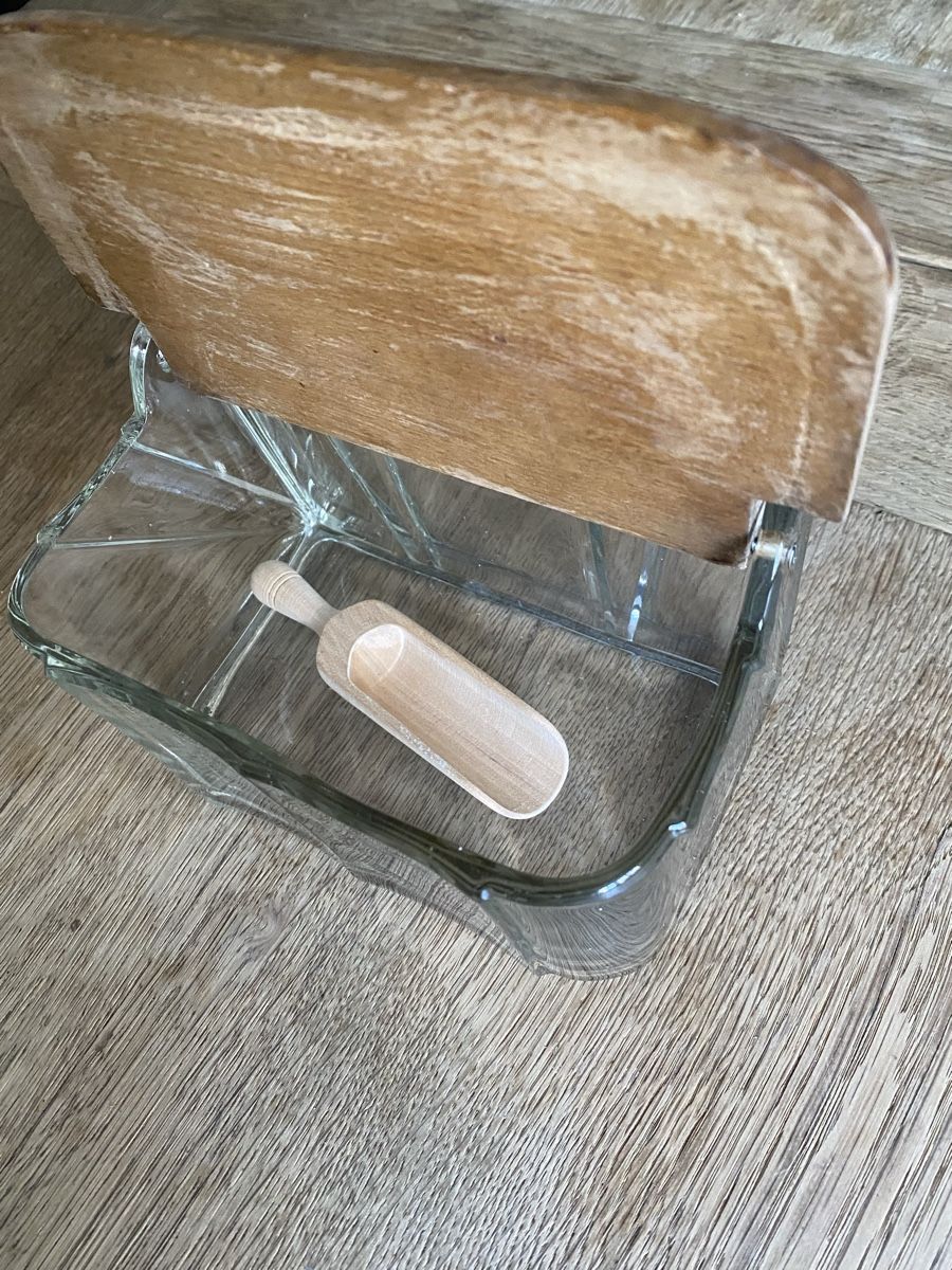 Gläser: Salzfass Glas und Holz – Gebraucht aus Bern von SamuelH02 5