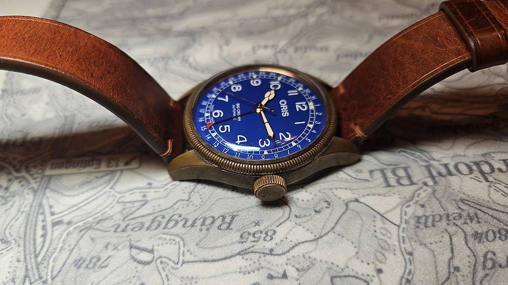 Montres: Oris Big Crown Pointer Date, Bronze, Mare Nostrum Blu – D'occasion à Riehen par nitrammangold 2