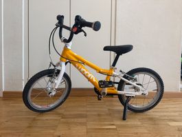 Kinderfahrrad Woom 2 (14 Zoll) – gelb – sehr guter Zustand
