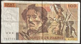 Originale 100 Francs Banknote - Delacroix, 1994