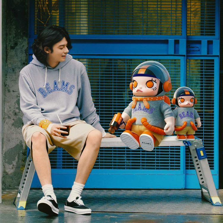 POP MART MEGA Space Molly 400 % Beams (Neu und originalverpackt