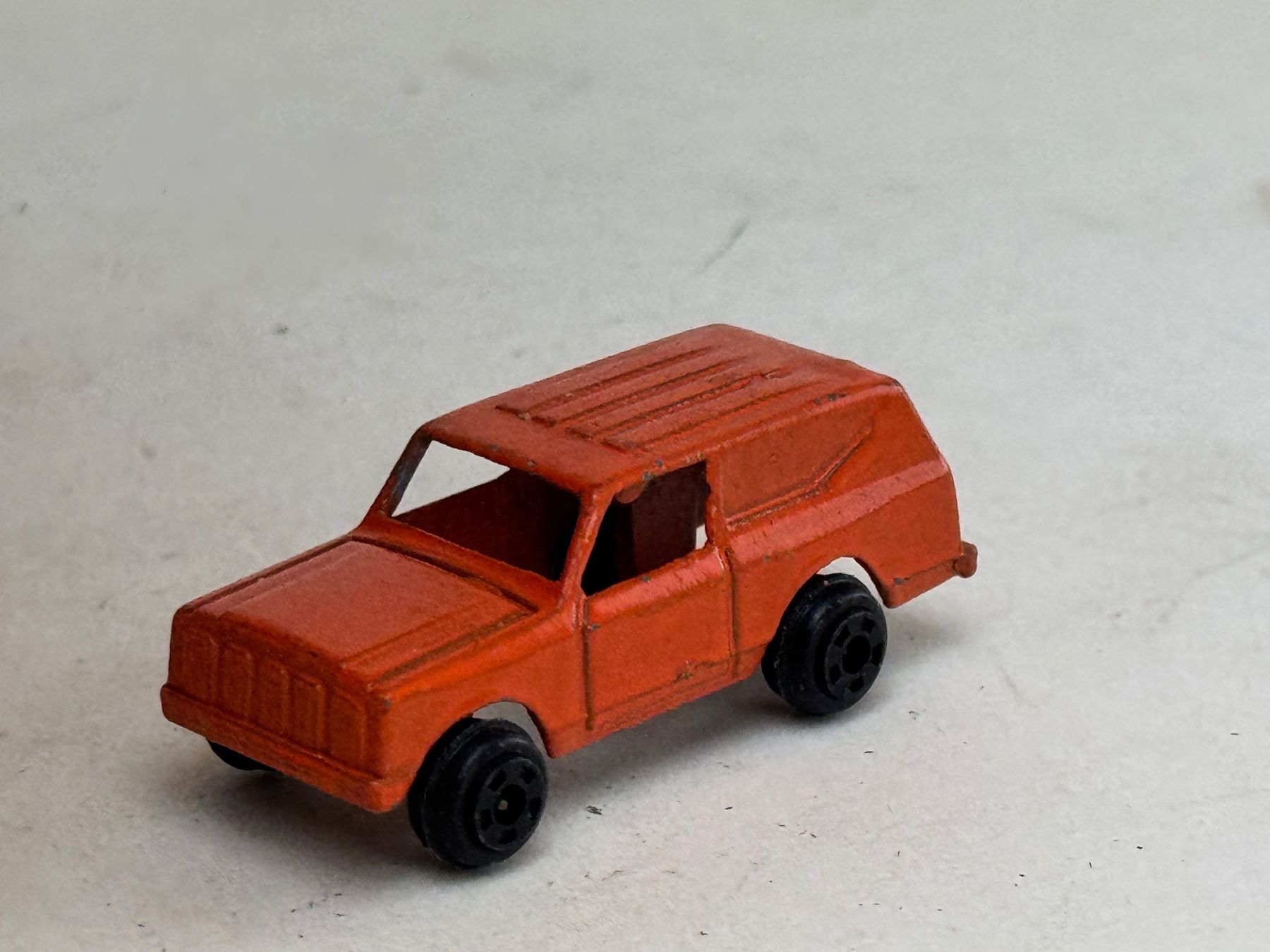 Jeep Modellini d'auto: GB5- Metallmodell Jeep orange – Usato da Elm venduto da Wikmtz