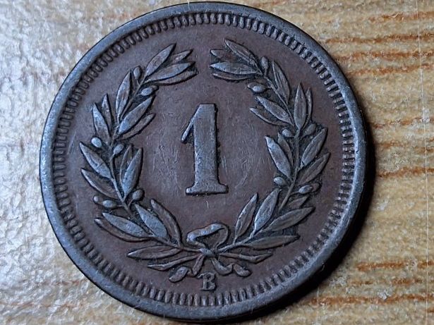 Alle Münzen: 1 Rappen 1906 - sehr schön! – Gebraucht aus Münchenstein von purbach1 7