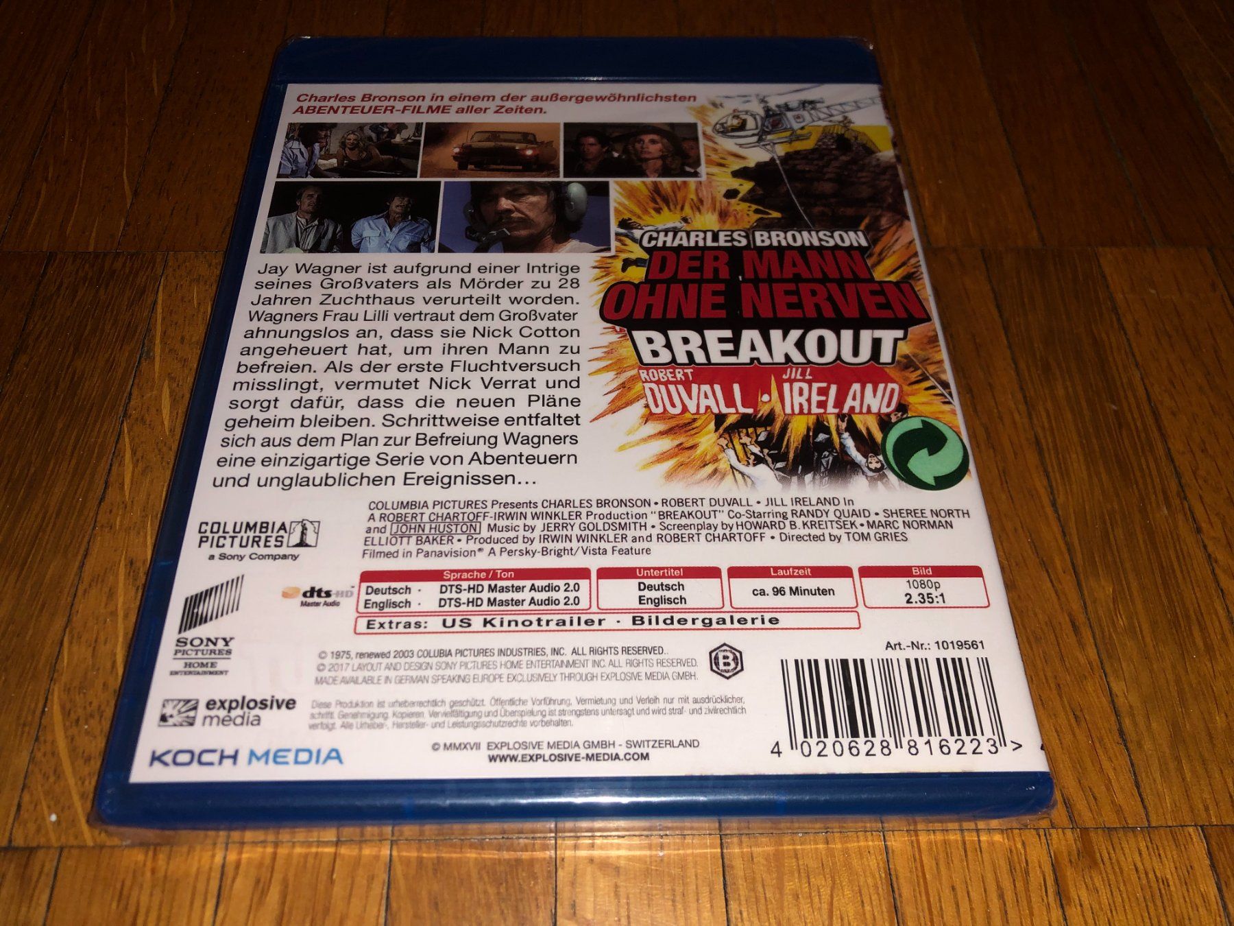 Tutti i DVDs: Der Mann Ohne Nerwen - BLU-RAY - UNCUT – Nuovo e nell'imballaggio originale da Basel venduto da havsok 1