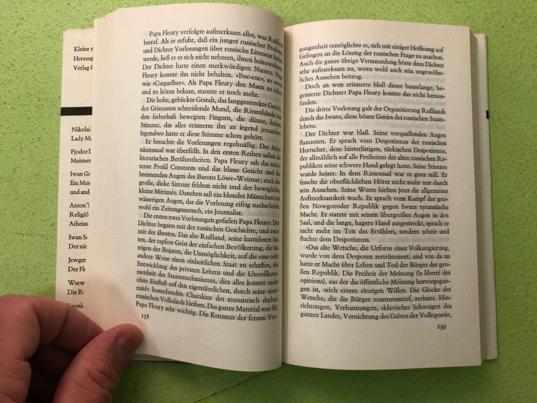Bücher: Juri Tynjanow: Wilhelm Küchelbecker. – Gebraucht aus Zürich von allp 6