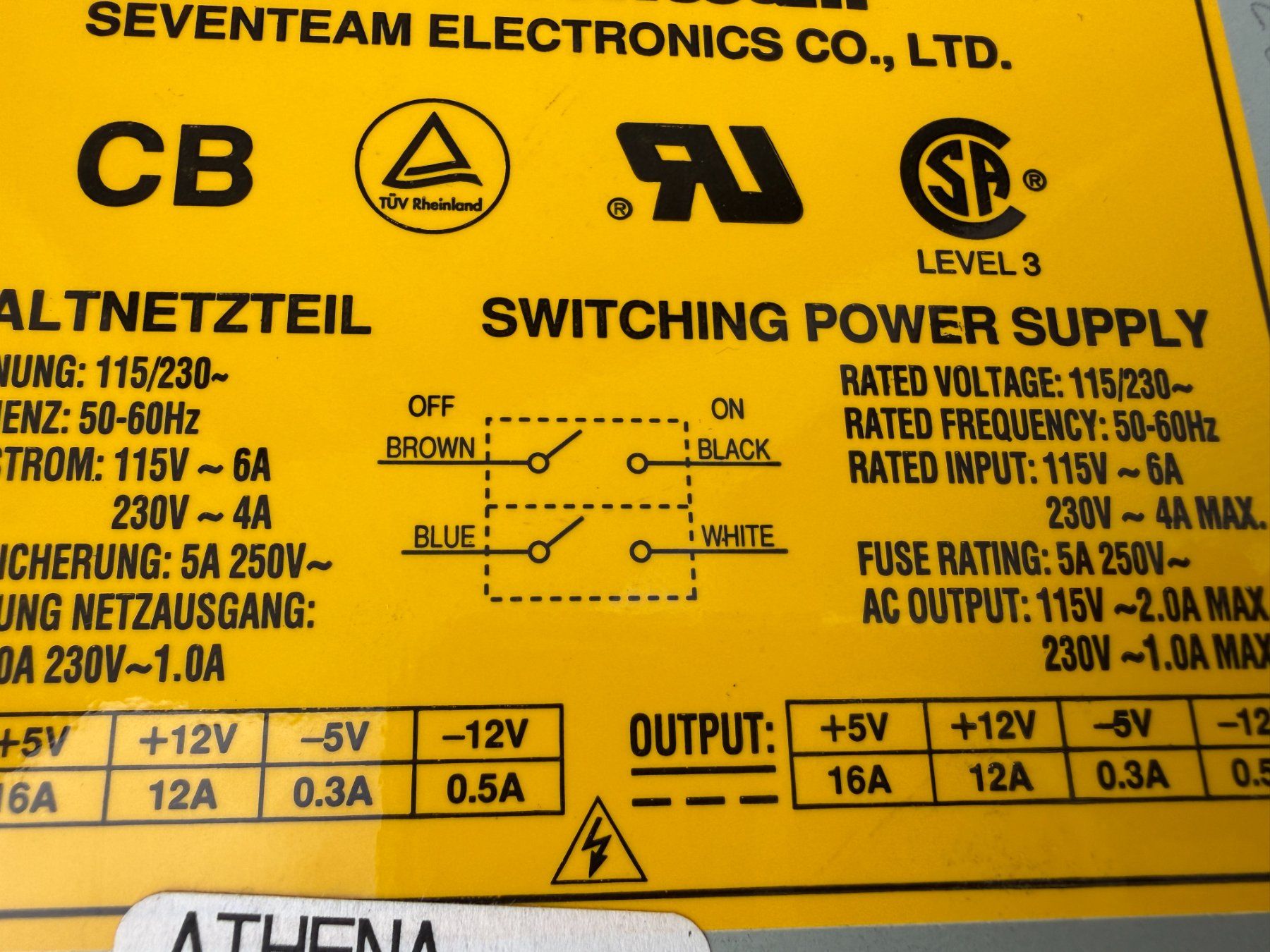 Componenti elettronici: Seventeam ST-230WHF Computer-Netzteil – Usato da Vacallo venduto da cri_229f 2