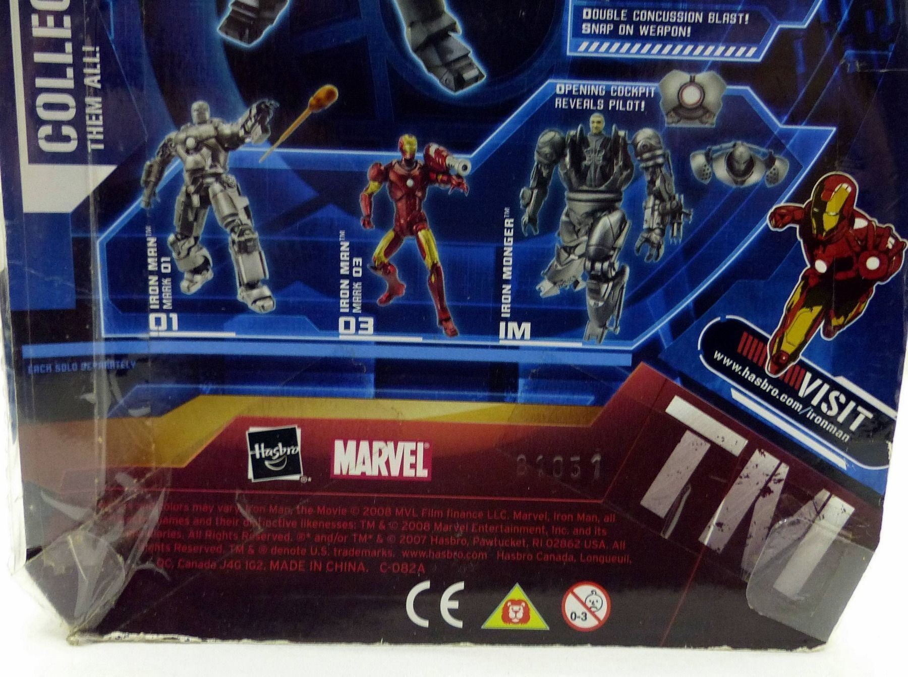 Statuette: IRON MAN TITANIUM MAN SERIE HASBRO MARVEL 2008 USA IMPORT – Nuovo (secondo la descrizione) da Lugano venduto da YouWantUS 4