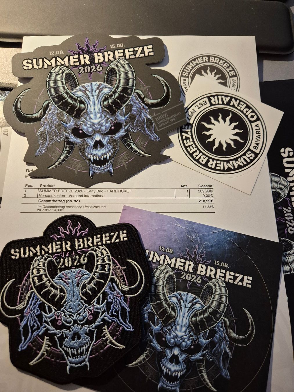 Biglietti: Summer Breeze Ticket – Nuovo (secondo la descrizione) da Zürich venduto da Juser1980