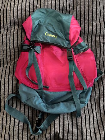 Vintage Country Rucksack, pink/türkis, Top Zustand!