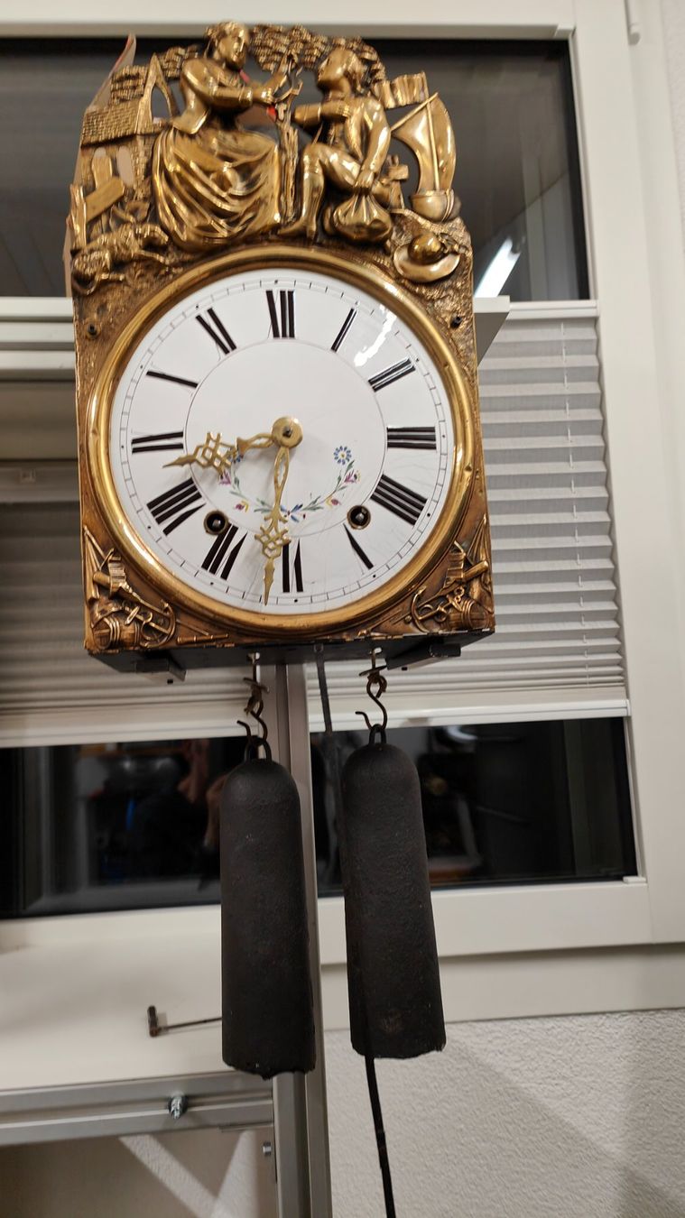 Orologi: Comptoise Uhr ca. um 1890 total restauriert – Usato da Hilfikon venduto da trex700