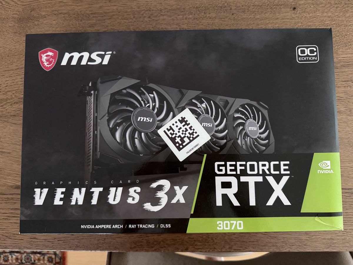 MSI Schede grafiche: MSI GeForce RTX 3070 Ventus 3X OC Edition – Usato da Zürich venduto da BB2015