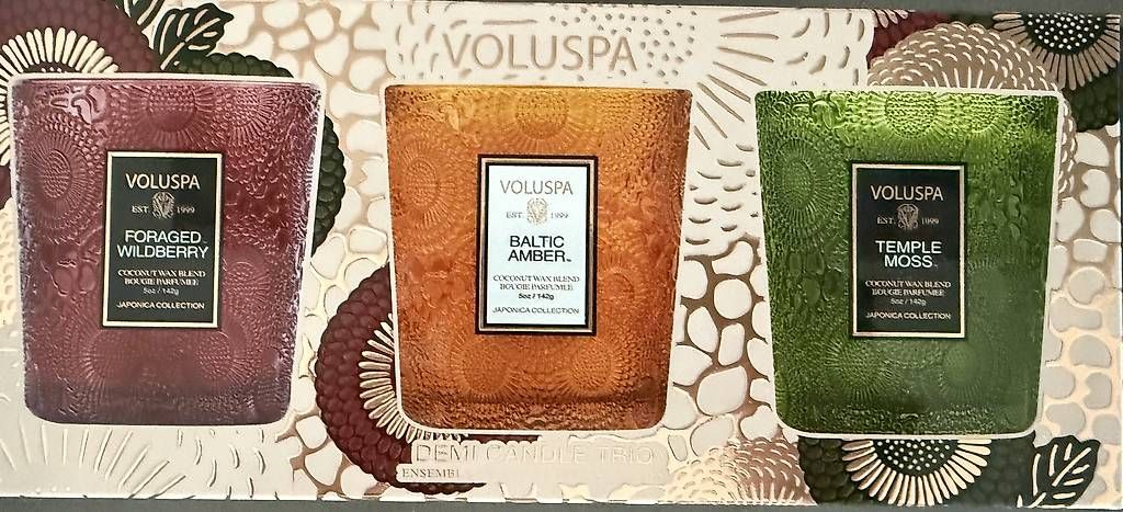Candele: Voluspa Duftkerzen, 3er-Set – Nuovo (secondo la descrizione) da Zürich venduto da duke_66 1