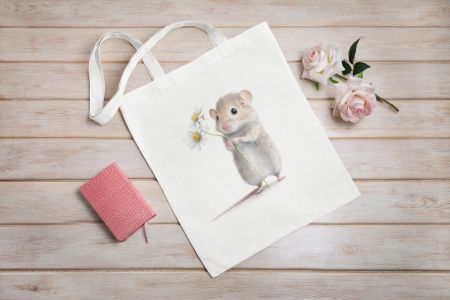 Maus Baumwolle Tasche NEU