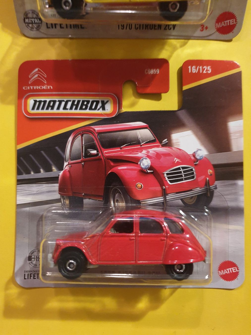 Matchbox Modellini d'auto: 2 x Matchbox 1970 CITROEN 2CV – Nuovo e nell'imballaggio originale da Oftringen venduto da Rotor 3