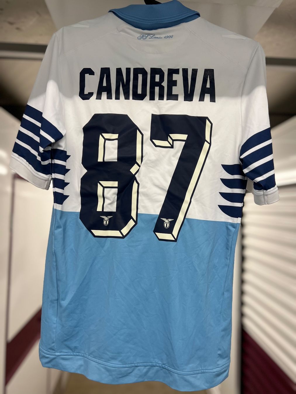 Canottiere & Pantaloni: Macron Lazio Trikot 2014-2015 Candreva – Nuovo (secondo la descrizione) da Cully venduto da DealerPrice