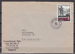 Militärbrief 2.Wk Mit Soldatenmarke