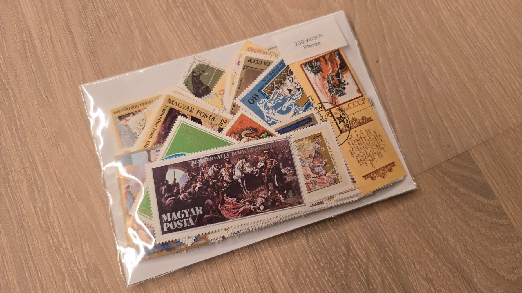 Tutti i francobolli: Pferdebriefmarken 200 Stück Lot – Usato da Krattigen venduto da sekretariat2 1