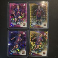 FCBarcelona 4 Numberd Cards