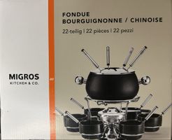 Migros Fondue Bourguignonne / Chinoise 22-teilig