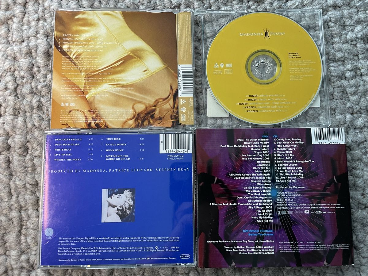 CDs: 3x Madonna – D'occasion à Reinach AG par trigger7811 1