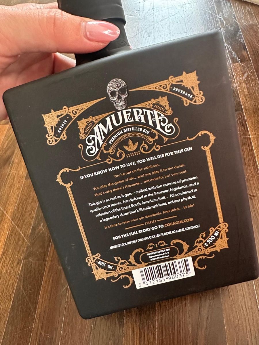 Bevande alcoliche: Amuerto Gin Black Edition 70ml – Nuovo e nell'imballaggio originale da Baar venduto da Lila2006 2
