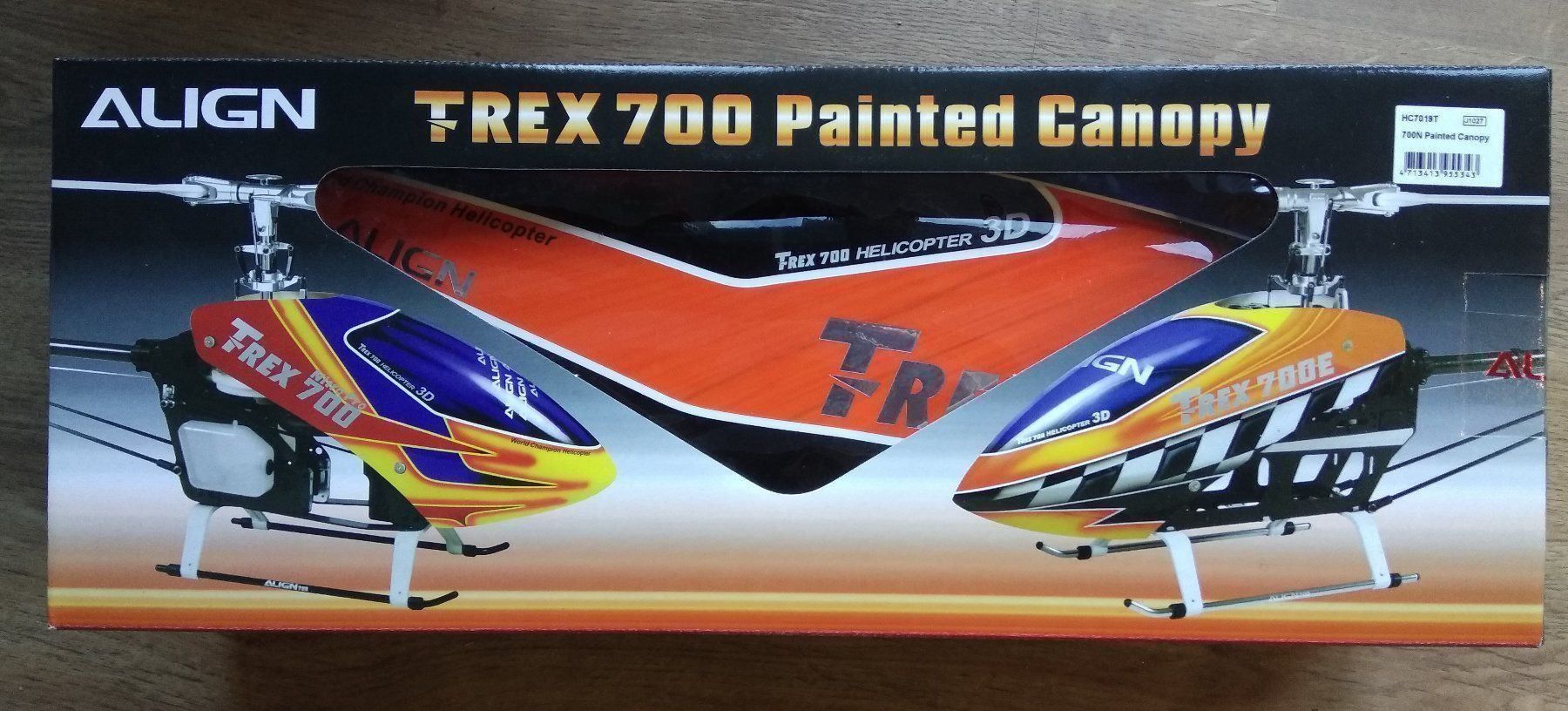 Align Modellismo RC: ALIGN T-REX 700 NITRO PAINTED   HAUBE – Nuovo e nell'imballaggio originale da Wolfhausen venduto da Didileo