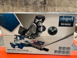 Scie à onglets Scheppach HM216 avec établi