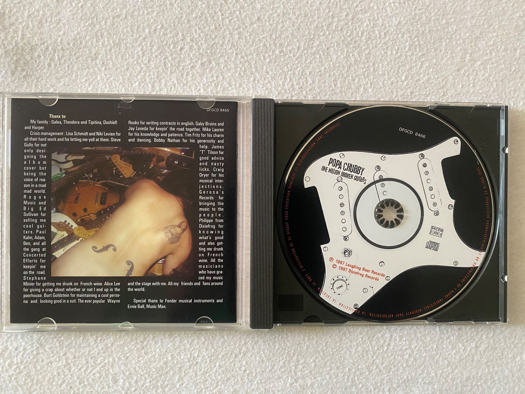 CD: Popa Chubby - One Million broken Guitars – Nuovo (secondo la descrizione) da Duggingen venduto da Kisha010 1