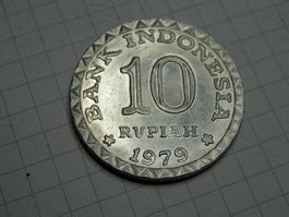 Indonesien 10 Rupiah, 1979 FAO - Nationales Sparprogramm