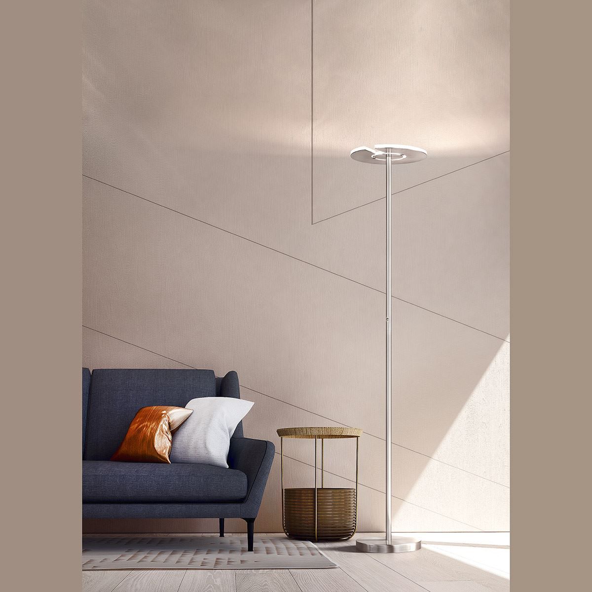 Lampen: LED Stehleuchte, Fluter, 180 cm Höhe – Neu (gemäss Beschreibung) aus Kreuzlingen von Smart-Light 1
