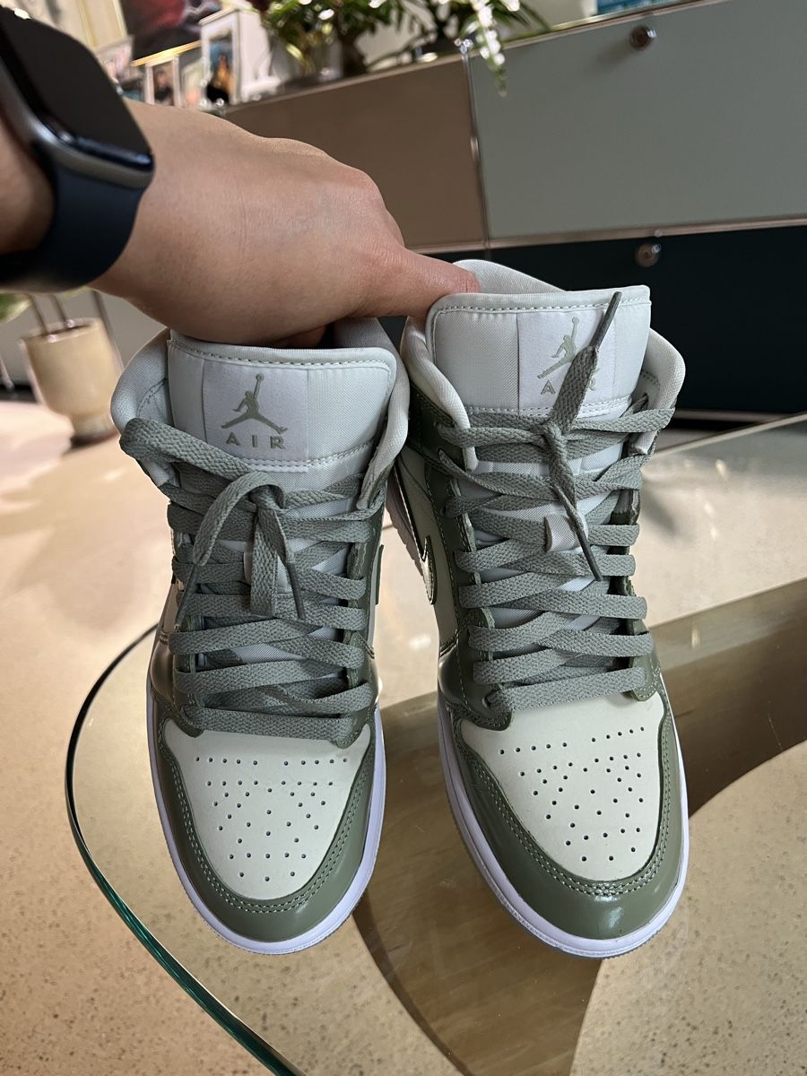 Scarpe da donna: Jordan Air 1 Mid SE Olive, Grösse 39 – Usato da Dietikon venduto da k.mirella 3
