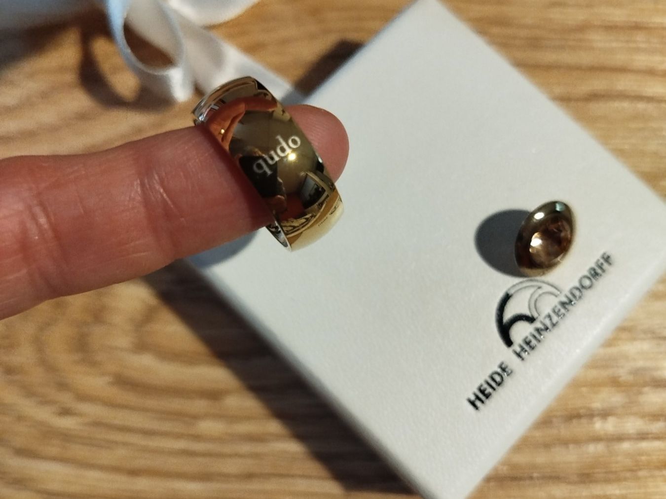 Anelli: Ring mit grossem Kristallstein, Grösse 56, schick! – Usato da Gränichen venduto da karthu 4