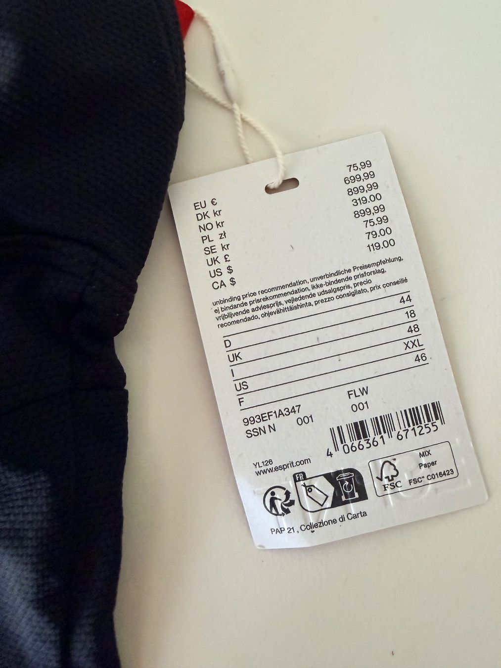 Esprit Costumi da bagno & Bikini: ESPRIT, Badekleid, Grösse 44, Farbe Schwarz – Nuovo e nell'imballaggio originale da Rudolfstetten venduto da gst_g7xl 5