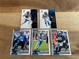 Carolina Panthers NFL – 5 Topps Karten