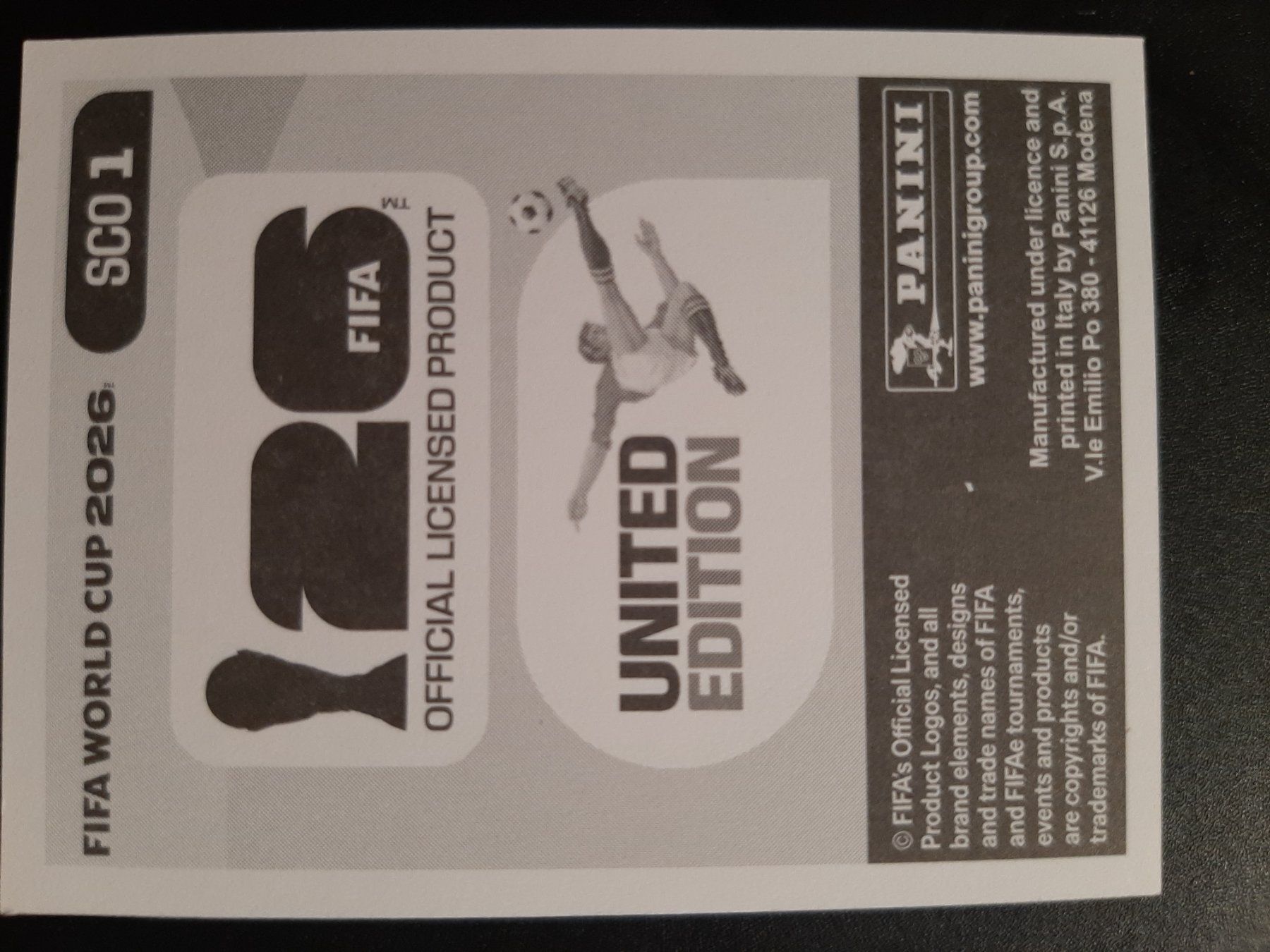 Panini Sammelbilder & Trading cards: Panini 2026 SCO1 – Neu (gemäss Beschreibung) aus Leuk-Stadt von Meic 1