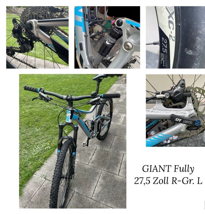 Giant Vélos: Mountainbike GIANT Fully, Rahmengr. L, 27,5 Zoll – D'occasion à Marbach par Cri1973