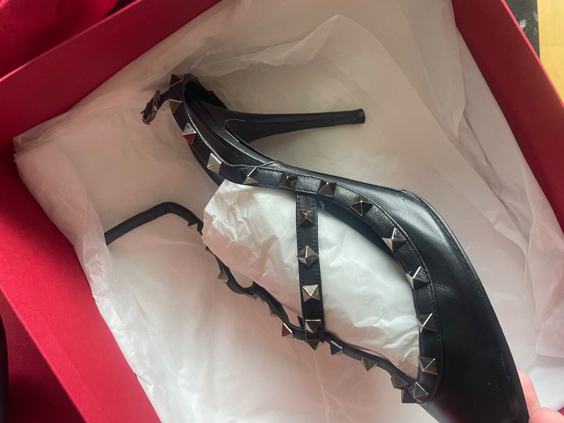 Valentino Scarpe da donna: VALENTINO Rockstud Ankle Strap Pump (10 cm) - Grösse 40 – Usato da Zürich venduto da fabienne1234 2